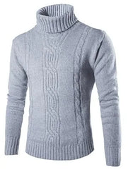 Männer Rollkragenpullover Strickwege