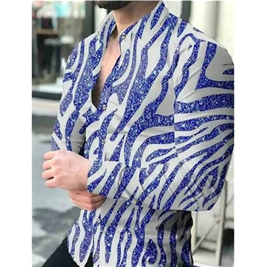 Chemise de fête luxueuse à manches longues