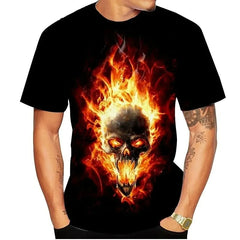 Herren Mode Sommerrund-Nacken-T-Shirt