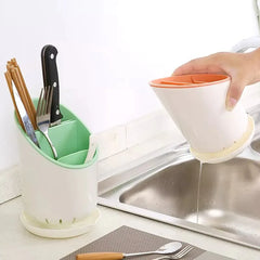 Plastic Drain Chopsticks Box Spoon Shelf Chopsticks Cage Multifunctional Kitchenware Storage Rack Chopstick Holder