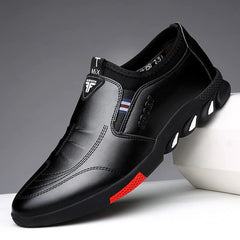 Winter Business Affairs Leisure Time Leather Shoes Men Ventilation Fashion Tie Shoes