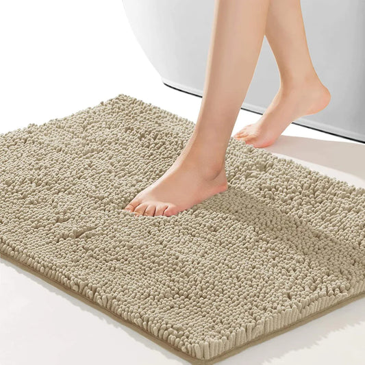 Grand tapis de salle de bain sans glissement en douceur paillasson de sol en étage