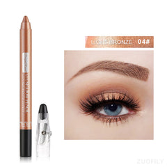 12 colori Evidenziatore di ombretto Pencil Implotter impermeabile opaco opaco nudo ombretto Nude Makeup Pigment Cosmetics Eyeliner Blue Eyeliner Penna