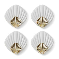 Shell Without Studs Strong Paste Load-bearing Behind Viscose Door Bathroom Wall Kitchen Key Seamless Clothes Pegs 4 Pieces