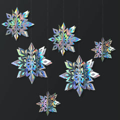 Christmas Rainbow Colors Star Flower Round Garland Ornnnnnnaments Birthday Wedding Fiest Organize Decoración del lugar