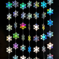 Natale Colori arcobaleno Colors Star Flower Round Ghirlanda Ornamenti di carta Ornamenti per il compleanno Festa Dispositivo di decorazione del luogo