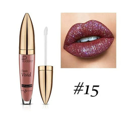 Glitter Sequin Waterproof Lip Liquid Lip Balm Mask