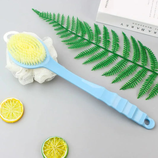 Pour une utilisation quotidienne dans la salle de bain de la maison - le dos long dos en arrière avec une brosse de bain de fleurs de bain