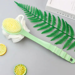 For daily use in home bathroom - long handle back rub with bath flower bath brush