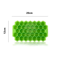 Meilleur 37 Grille Silicone Popsicle Moule de glace Moule de glace Créatif DIY Honeycomb Forme carrée Cube d'outil de boisson froide