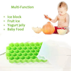 Meilleur 37 Grille Silicone Popsicle Moule de glace Moule de glace Créatif DIY Honeycomb Forme carrée Cube d'outil de boisson froide