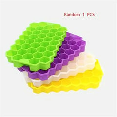 Meilleur 37 Grille Silicone Popsicle Moule de glace Moule de glace Créatif DIY Honeycomb Forme carrée Cube d'outil de boisson froide