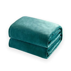 Wool Blanket Plain Flannel Blanket Thickened Double-sided Velvet Bed Sheet Office Nap Blanket Coral Fleece Blanket