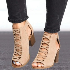 Fashion Summer Toe High Heel Sandals Chaussures