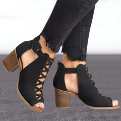 Fashion Summer Toe High Heel Sandals Chaussures