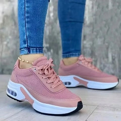 Moda casual de mujeres zapatos deportivos versátiles versátiles de fondo suave