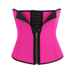 Women's Bucket Body-shaping Clothes Zipper Abdominal Belt Palace Corset Waistband Lose Belly Plastic Belt