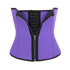 Women's Bucket Body-shaping Clothes Zipper Abdominal Belt Palace Corset Waistband Lose Belly Plastic Belt