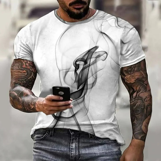 Cool Men's T-Shirt Summer Boys Top Fashion Casual