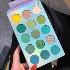 60 couleurs beauté glaçage à fard à paupières Glats de fard à paupières Colorful Shadows Pallet paillettes Highlighter Shimmer Make Up Pigment Matte Shadow