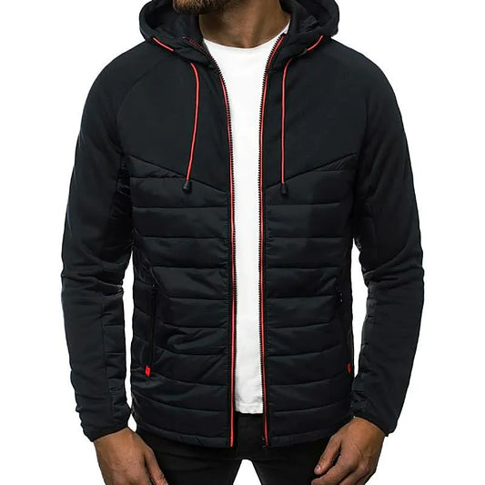 Men Cotton Clothes Hooded Coat