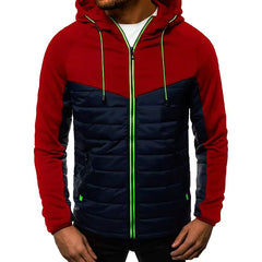 Men Cotton Clothes Hooded Coat