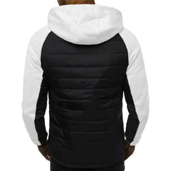 Hommes à capuche en coton manteau