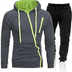 Men's Casual Cotton V-Neck Autumn Winter Suit