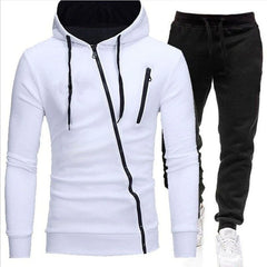 Men's Casual Cotton V-Neck Autumn Winter Suit