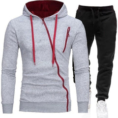 Men's Casual Cotton V-Neck Autumn Winter Suit