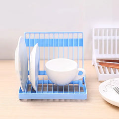 Folding Drain Rack Dinnerware Cutlery Storage Box Drain Rack Kitchenware Cup Holder Nw