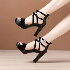 Fashionable High Heeled Sandals