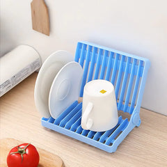 Folding Drain Rack Dinnerware Cutlery Storage Box Drain Rack Kitchenware Cup Holder Nw