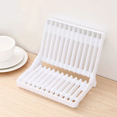 Folding Drain Rack Dinnerware Cutlery Storage Box Drain Rack Kitchenware Cup Holder Nw