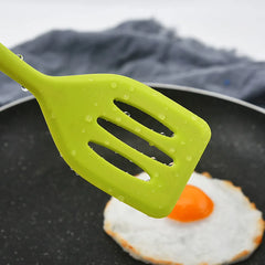 1 pièce en silicone à fente de cuisine à fente outil de cuisson de cuisine non cadavre spatula crêpe frit spatule silicone ustensiles