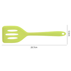 1 pièce en silicone à fente de cuisine à fente outil de cuisson de cuisine non cadavre spatula crêpe frit spatule silicone ustensiles