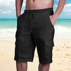 Men's Multiple Bags Tether Beach Shorts Overalls Shorts