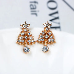 Accessories Christmas ornaments Diamond Ear Studs Earrings