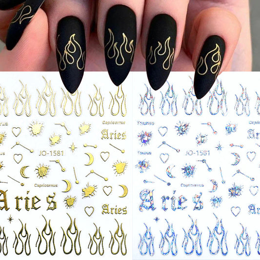 Gilding Manicure Sticker Irregular Nail Decorate