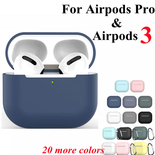 Silikonkoffer für AirPods Pro Case AirPods 3 Wireless Bluetooth für Apple Airpods 3 Hülle Deckung Harthase für Air Pods Pro 3