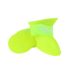 Chaussures en silicone en silicone en silicone imperméable sans glissement Silicone Puppy Boots de pluie extérieurs chats et chiens Couvre-chaussures Couvre-pieds