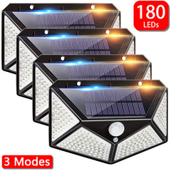 180 Solar LED Light Outdoor Solarlampe mit Bewegungssensor LED LED RESPRACT WASGERFORTE SUNGLEIGE SUNGREICH STRASSE FÜR GARTEN OUTER