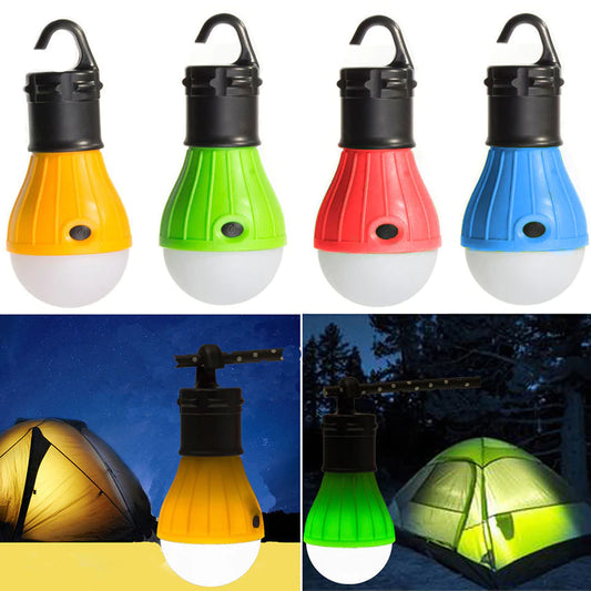 Portable LED Camping Light Batterre Fonction de tente de tente étanche de l'ampleur de lanterne d'urgence imperméable pour la randonnée à la pêche extérieure