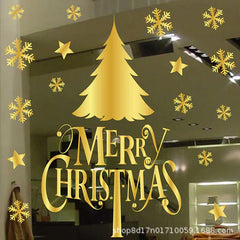 Christmas Stickers, Glue-free Static Stickers, Window Decoration