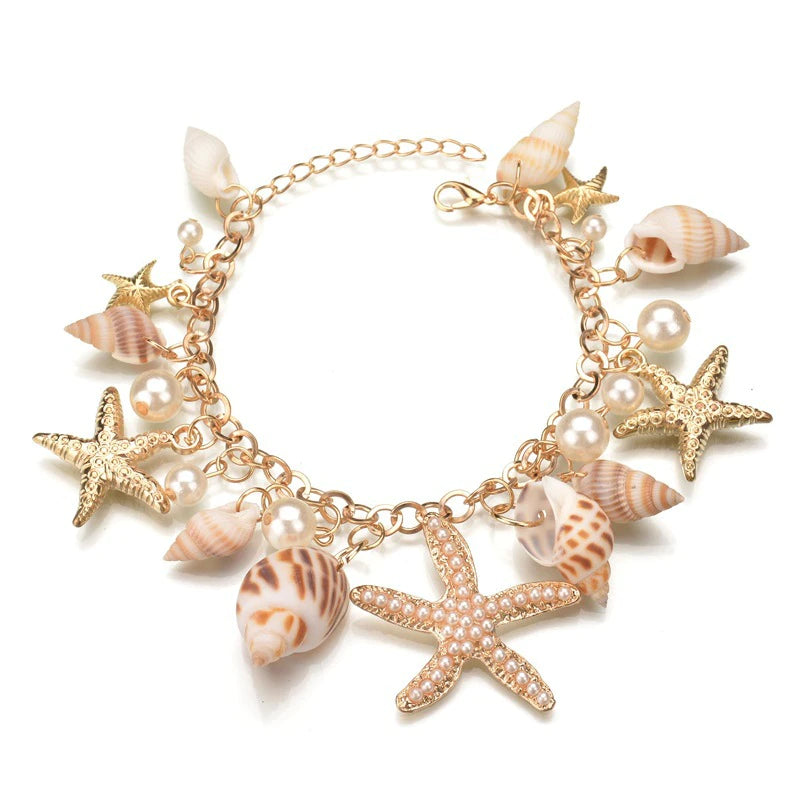 1pc Cowrie Shell Armband für Frauen, einstellbarer Boho -Makrame -Freundesarmband mit echtem Muschel, M -Tag -Schmuckgeschenk