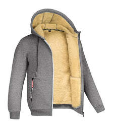 Veste sherpa en molleton de la toison masculine