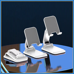 CMAOS Metal Fold Desk Mobiltelefonhalter für iPhone iPad Tablet Flexible Tabelle Desktop einstellbare Handy -Smartphone -Ständer