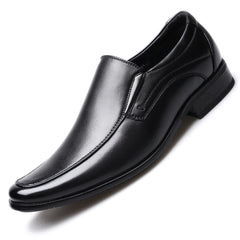 Herren-Square-Toe kleine Lederschuhe