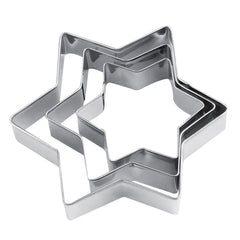 ONEBRAND Cookie Cutters - 12 Pcs Stainless Steel Mini Cookie Cutter Set - Flower Mould Biscuit Pastry Cookie Cutters for Baking - Sandwich Cutters for Children - Christmas Cookie Cutters