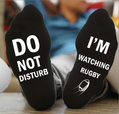 Chaussettes de chaussettes de rugby chaussettes de cheville unisexe